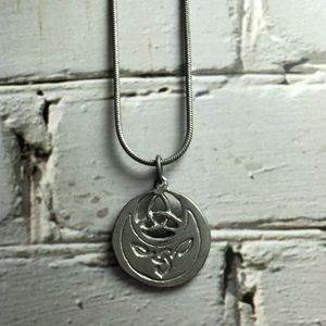 Pewter Triquetra Necklace